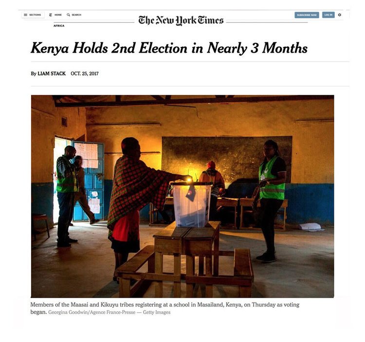 Kenya Holds 2nd Election in Nearly 3 Months
