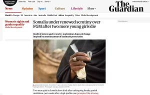 Read more about the article Somalia under renewed scrutiny over FGM after two more young girls die
